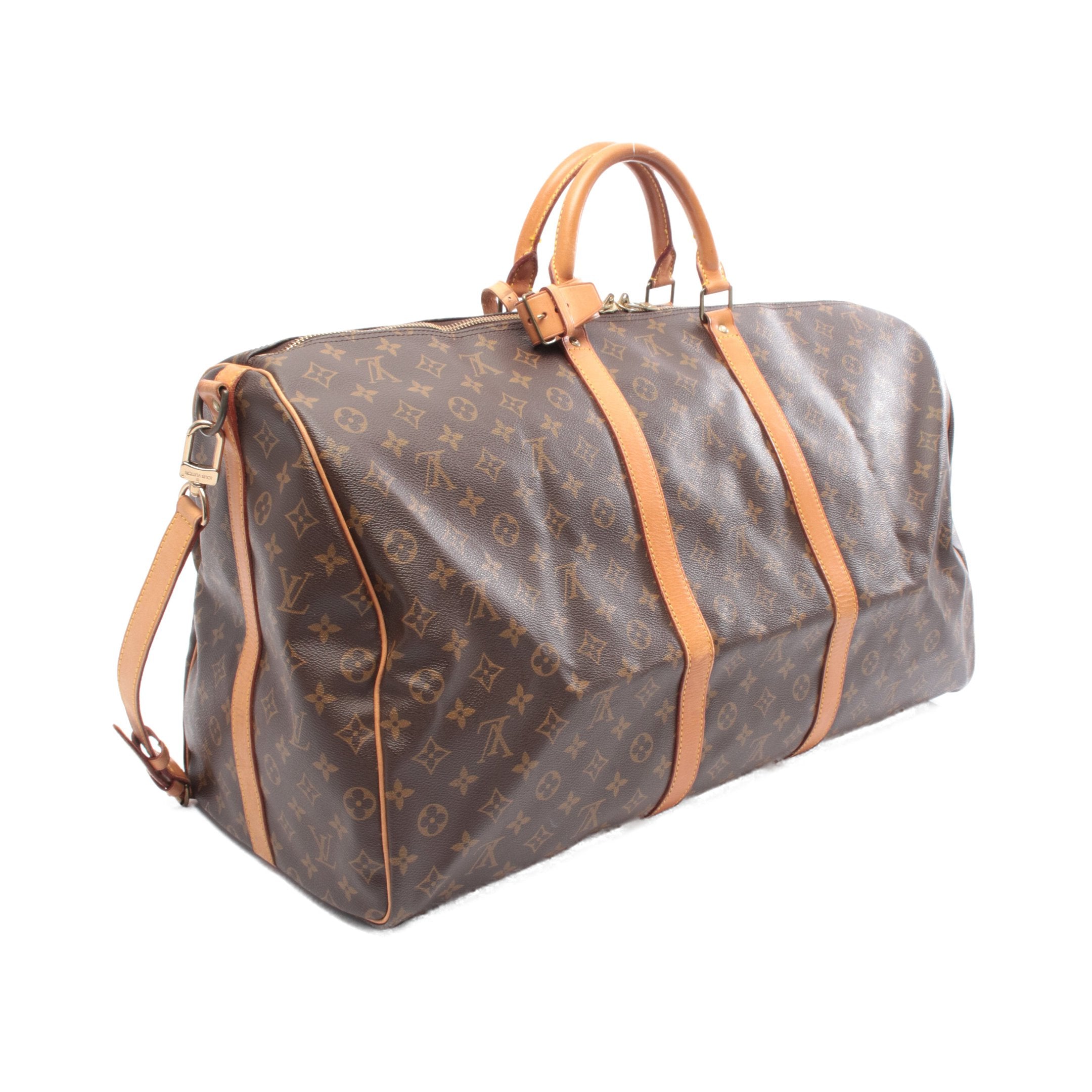 キーポル バンドリエール60 モノグラム ボストンバッグ PVC レザー