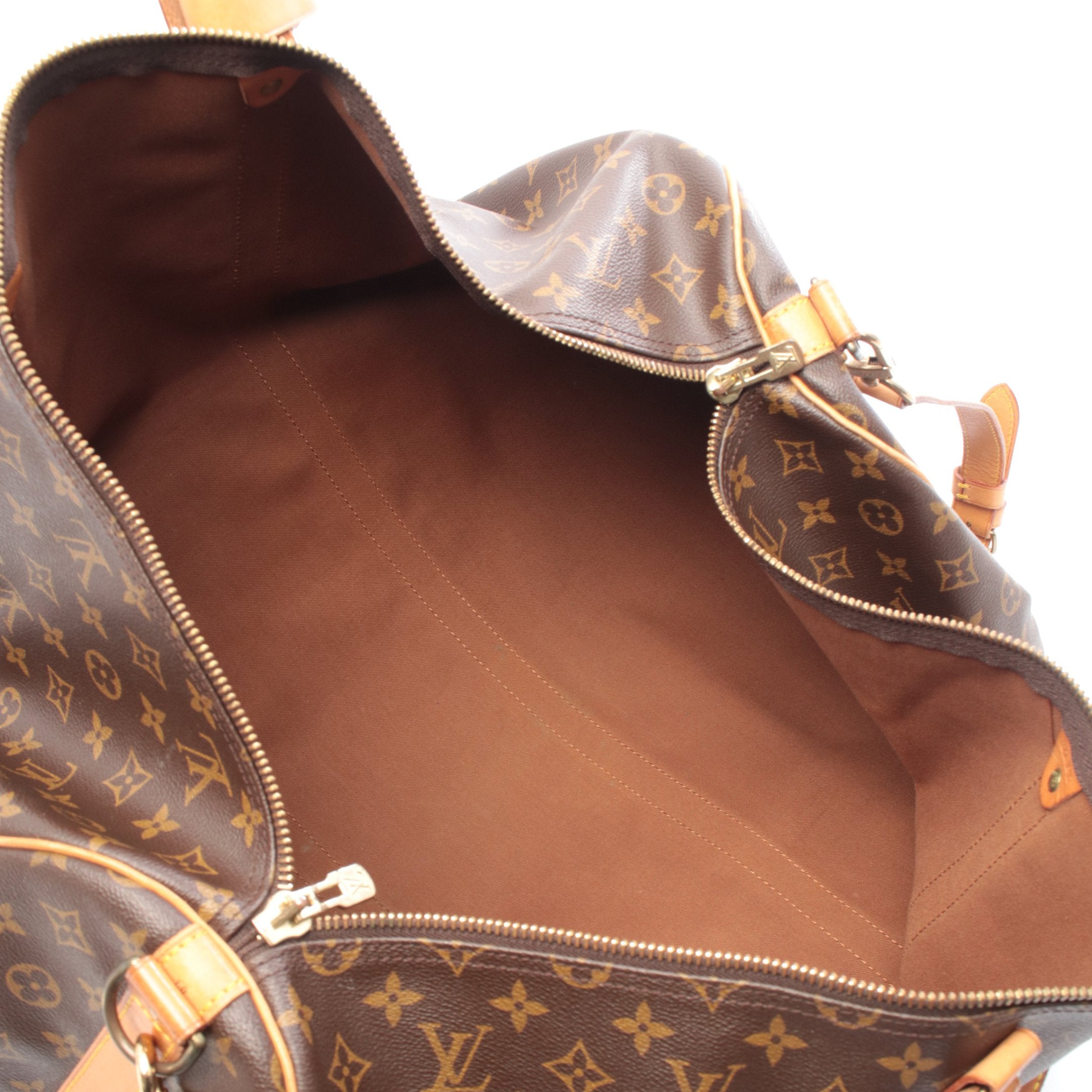 キーポル バンドリエール60 モノグラム ボストンバッグ PVC レザー