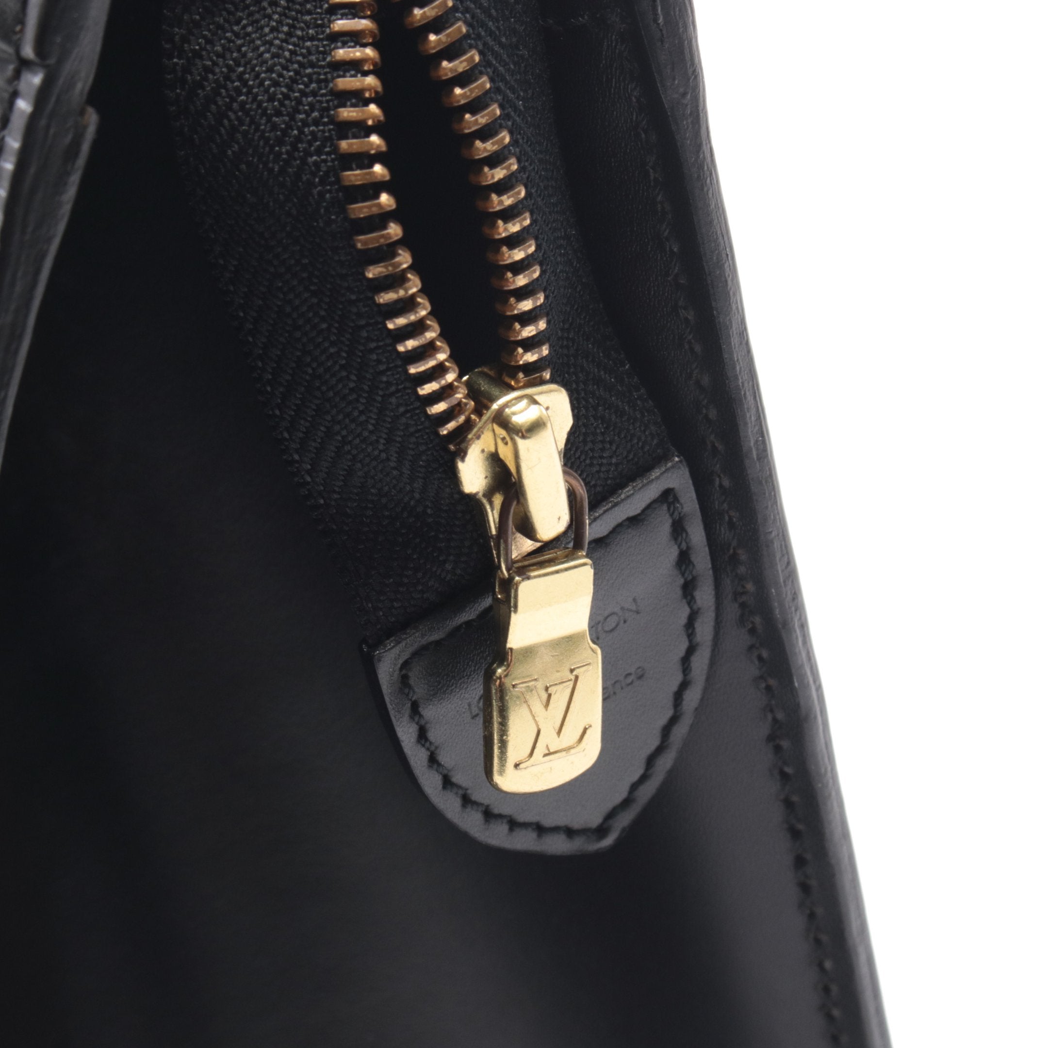 リヴィエラ エピ ノワール ハンドバッグ レザー ブラック ルイヴィトン