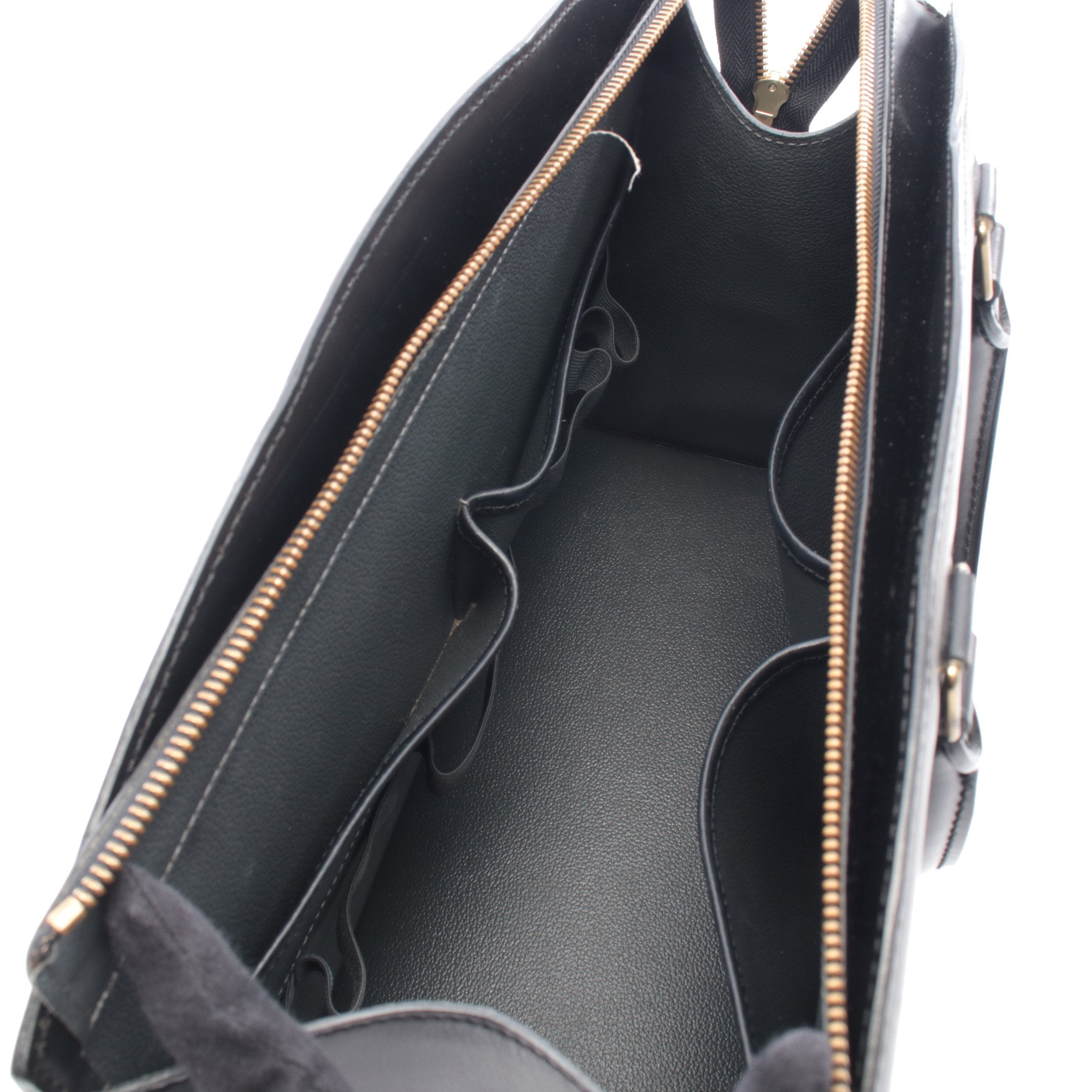 リヴィエラ エピ ノワール ハンドバッグ レザー ブラック ルイヴィトン