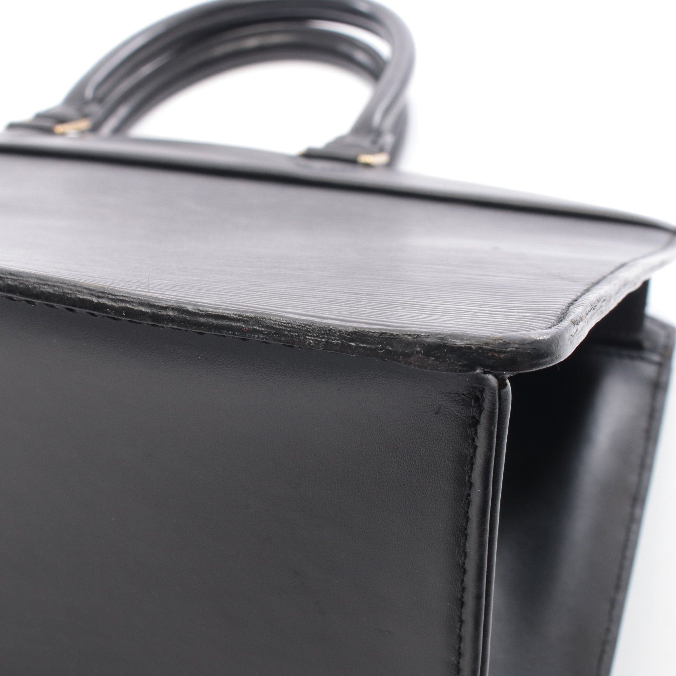 リヴィエラ エピ ノワール ハンドバッグ レザー ブラック ルイヴィトン