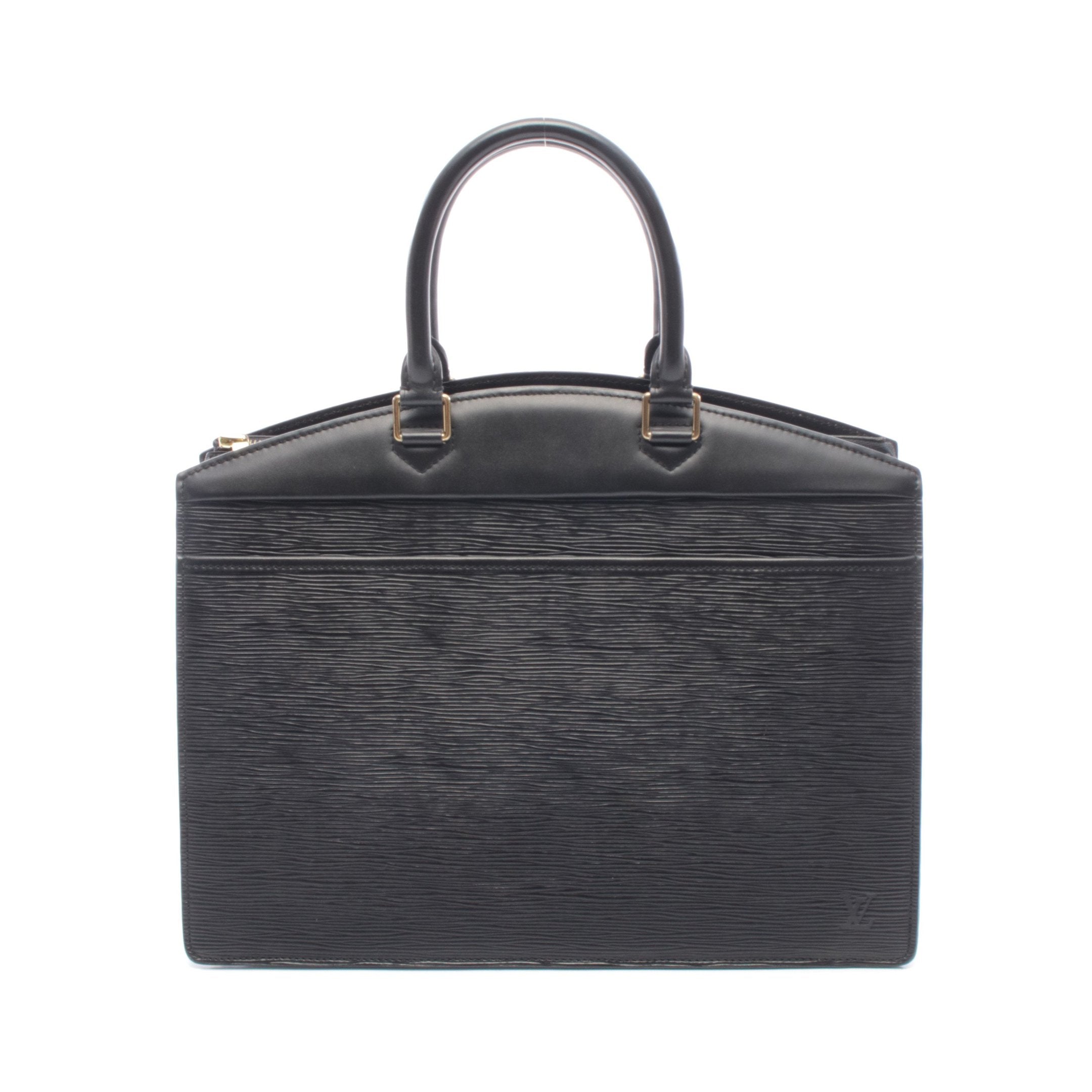 リヴィエラ エピ ノワール ハンドバッグ レザー ブラック ルイヴィトン