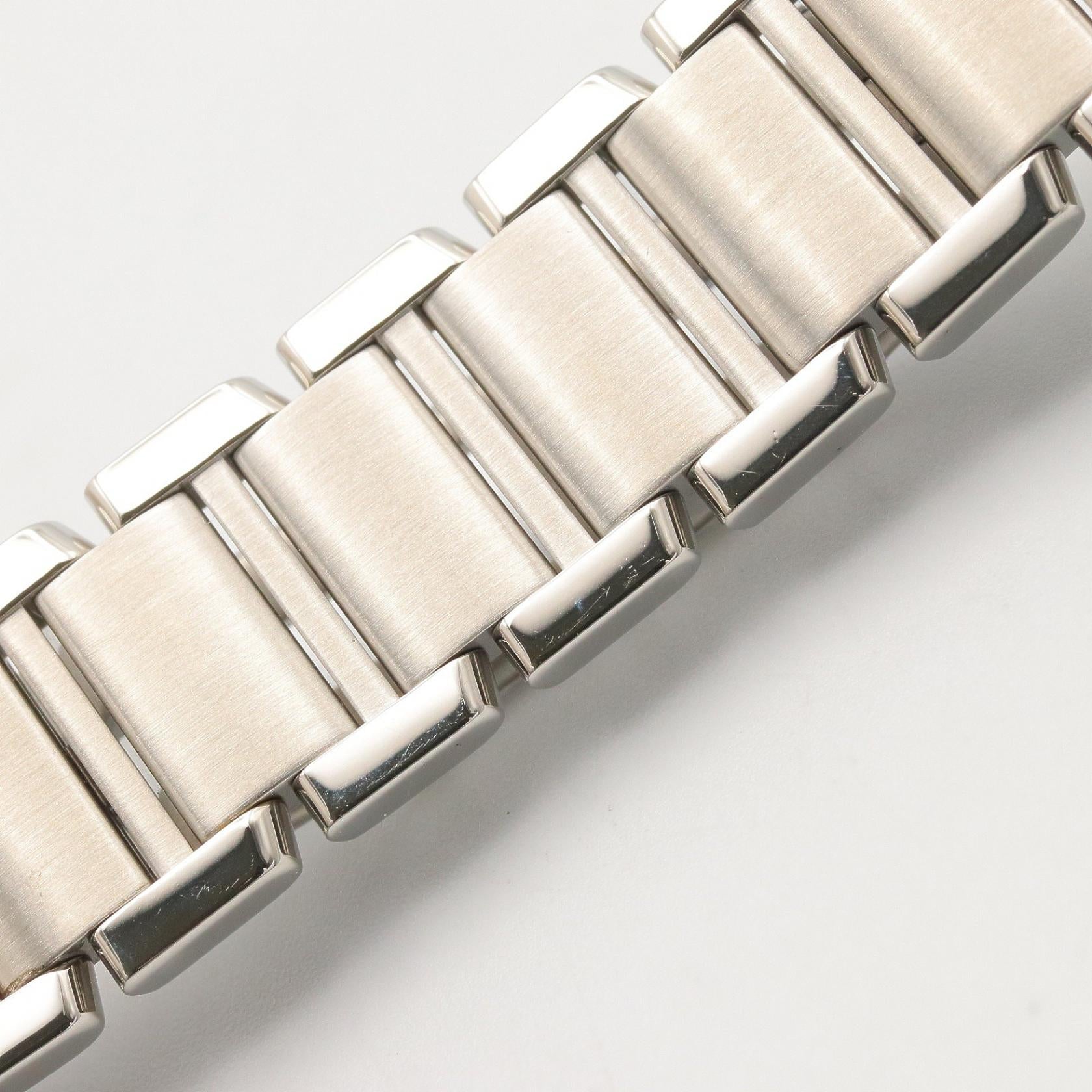 タンクフランセーズ SM レディース 腕時計 クオーツ SS シルバー カルティエ 時計 Cartier