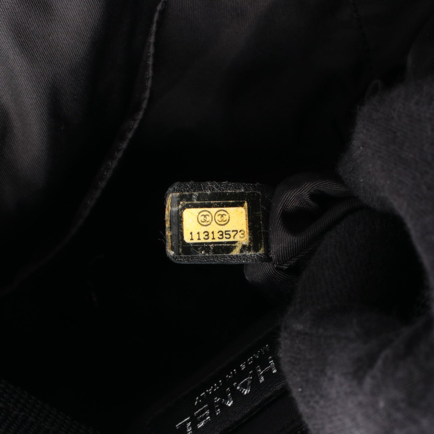 パリビアリッツ ワンショルダーバッグ コーティングキャンバス レザー ブラック シルバー金具 シャネル バッグ CHANEL