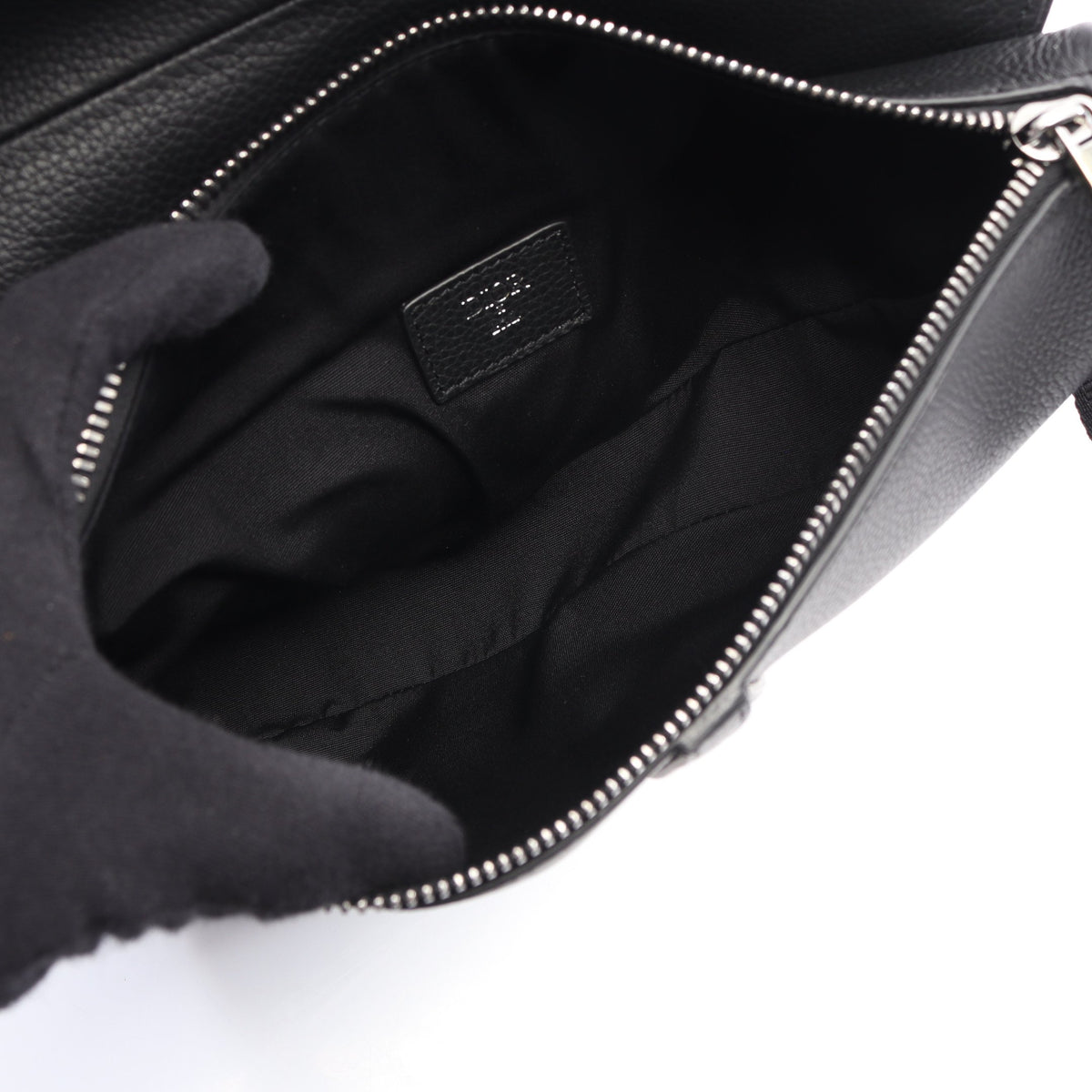 Christian Dior × ERL サドルバッグ ボディバッグ レザー ブラック クリスチャンディオール バッグ Christian Dior