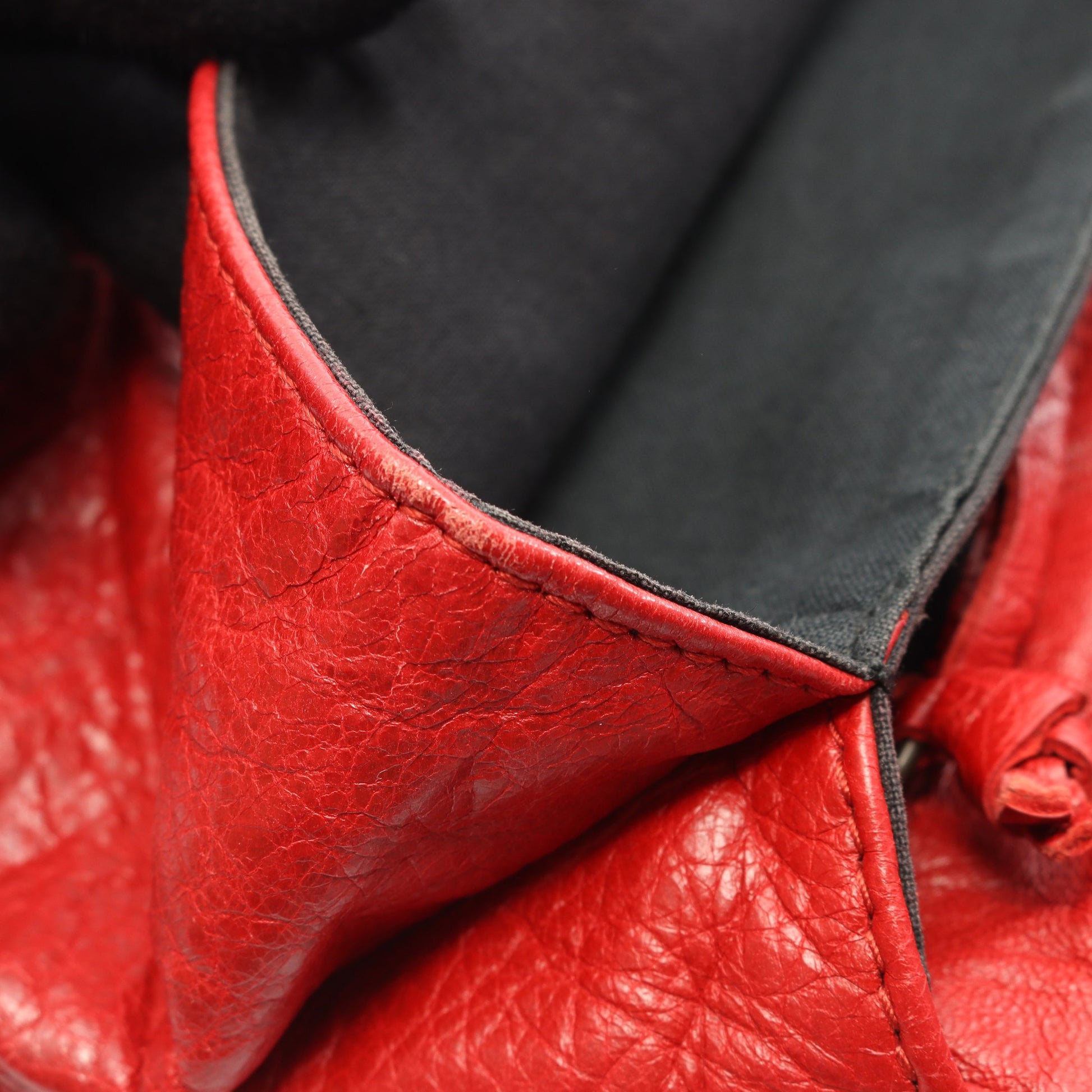 クラシック エンベロープ ショルダーバッグ レザー レッド バレンシアガ バッグ BALENCIAGA