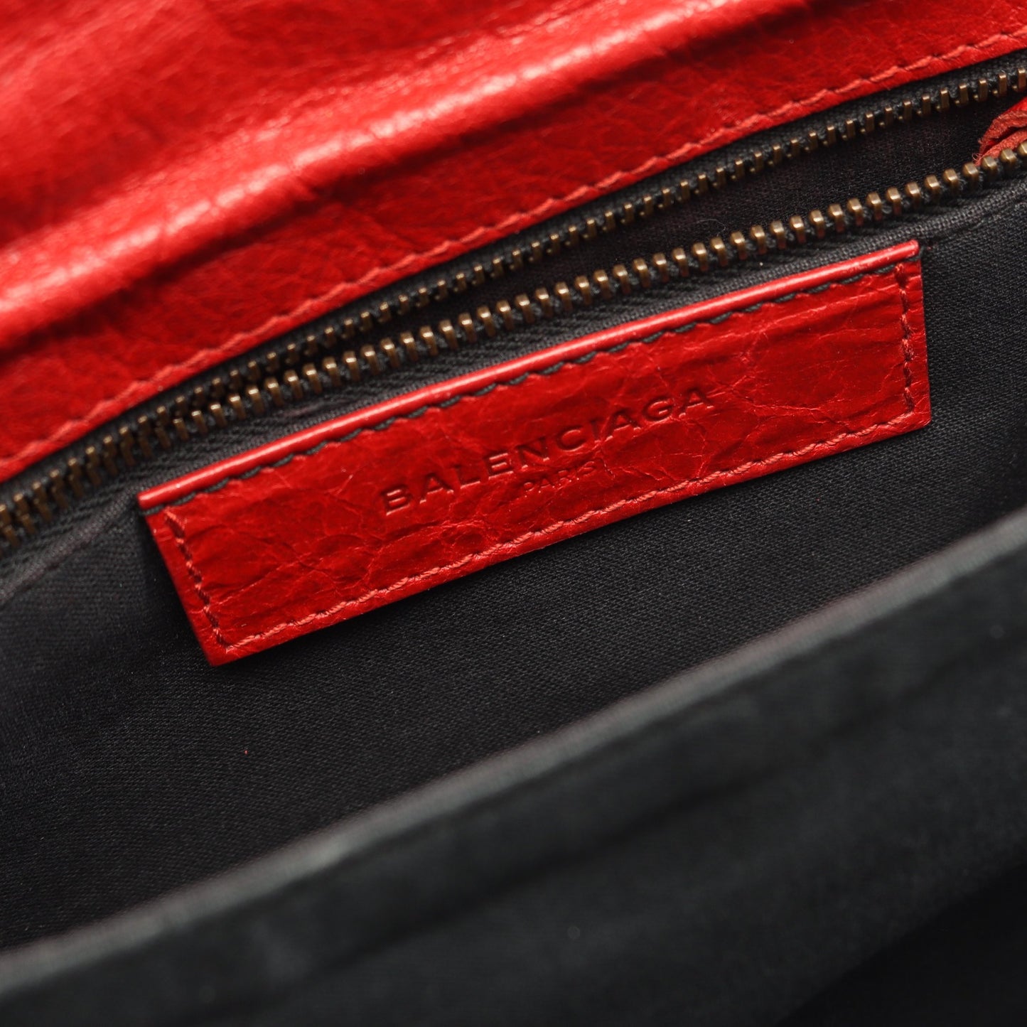 クラシック エンベロープ ショルダーバッグ レザー レッド バレンシアガ バッグ BALENCIAGA