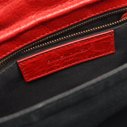 クラシック エンベロープ ショルダーバッグ レザー レッド バレンシアガ バッグ BALENCIAGA