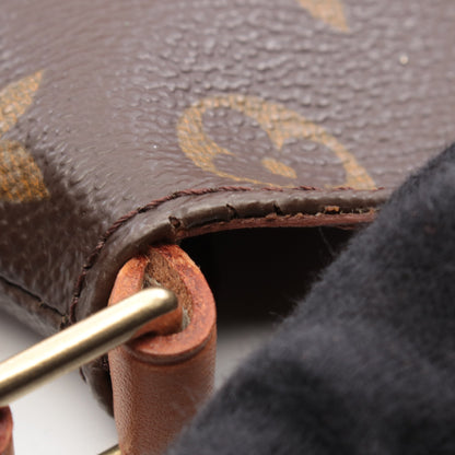 ミュゼットサルサ ショートストラップ モノグラム ショルダーバッグ PVC レザー ブラウン ルイヴィトン バッグ LOUIS VUITTON