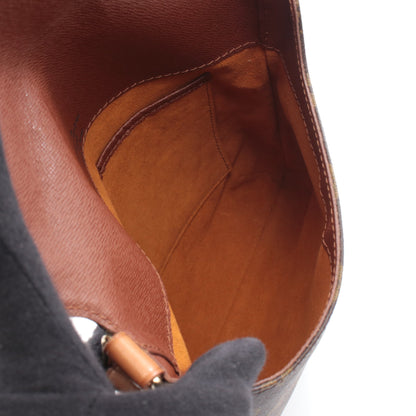 ミュゼットサルサ ショートストラップ モノグラム ショルダーバッグ PVC レザー ブラウン ルイヴィトン バッグ LOUIS VUITTON