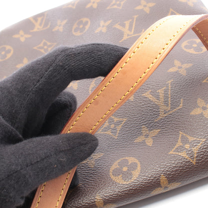 ミュゼットサルサ ショートストラップ モノグラム ショルダーバッグ PVC レザー ブラウン ルイヴィトン バッグ LOUIS VUITTON