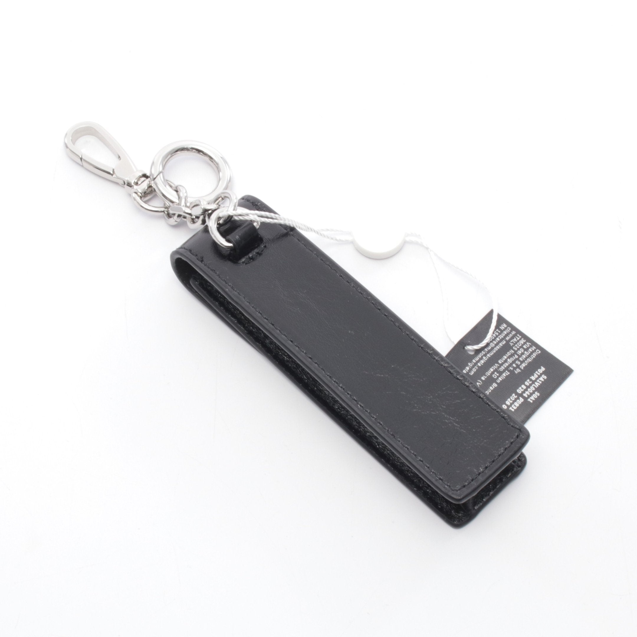 LEATHER HOLDER CHARM バッグチャーム キーホルダー レザー ブラック