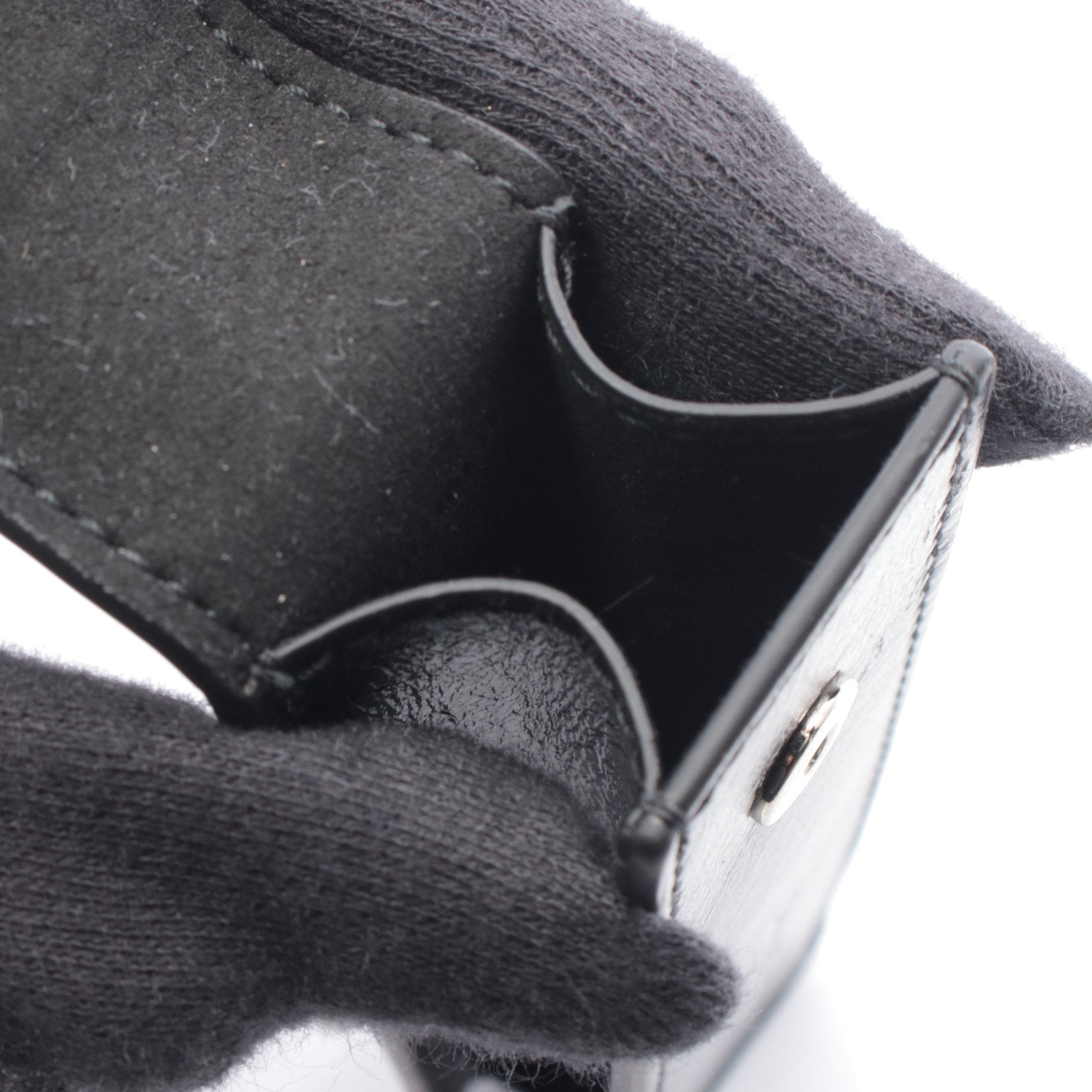 Maison Margiela メゾン マルジェラ チャーム LEATHER HOLDER CHARM LEATHER HOLDER CHARM バッグチャーム キーホルダー レザー ブラック