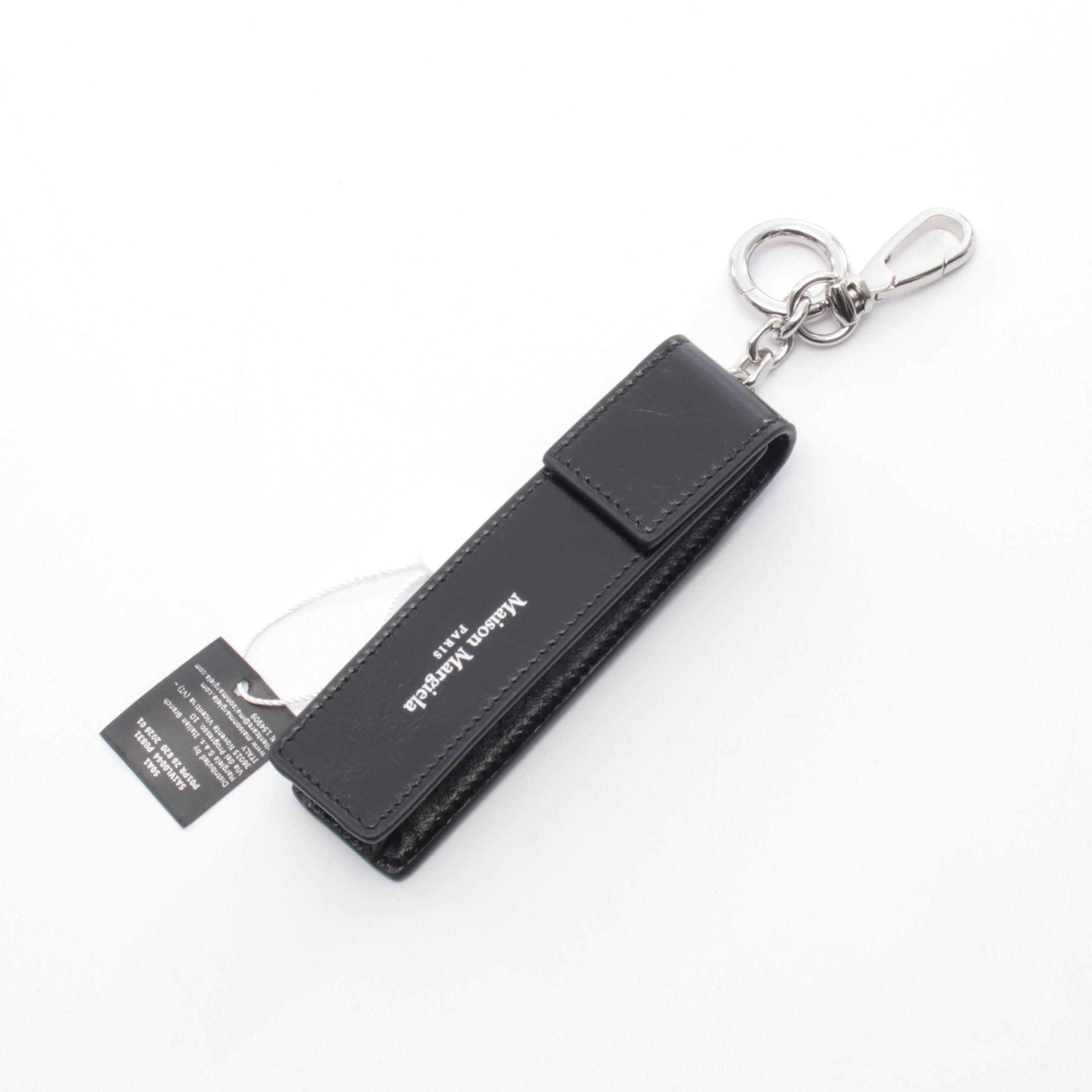 LEATHER HOLDER CHARM バッグチャーム キーホルダー レザー ブラック