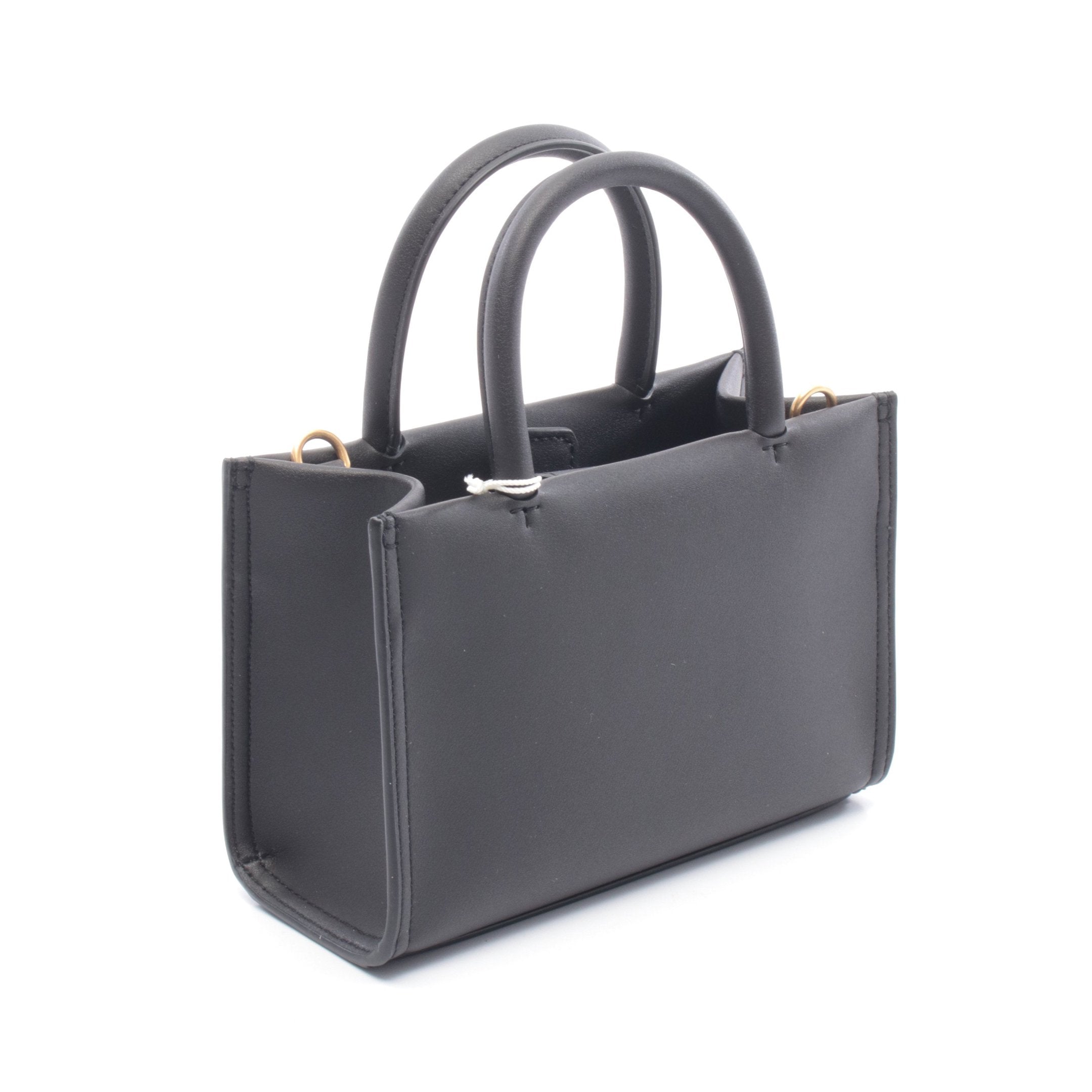 ロゴ ミニバッグ ハンドバッグ レザー ブラック 2WAY トリーバーチ – RECLO