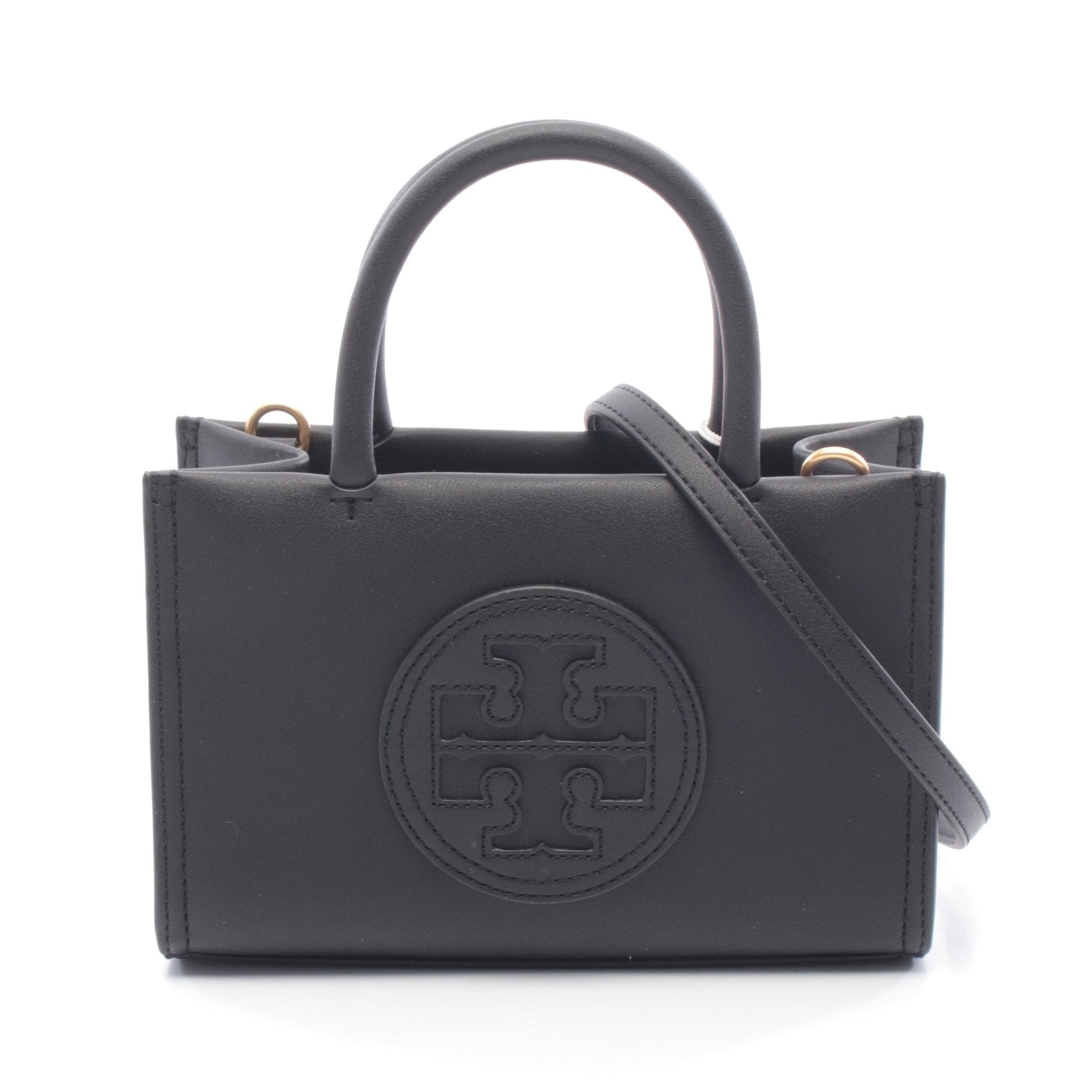 ロゴ ミニバッグ ハンドバッグ レザー ブラック 2WAY トリーバーチ – RECLO