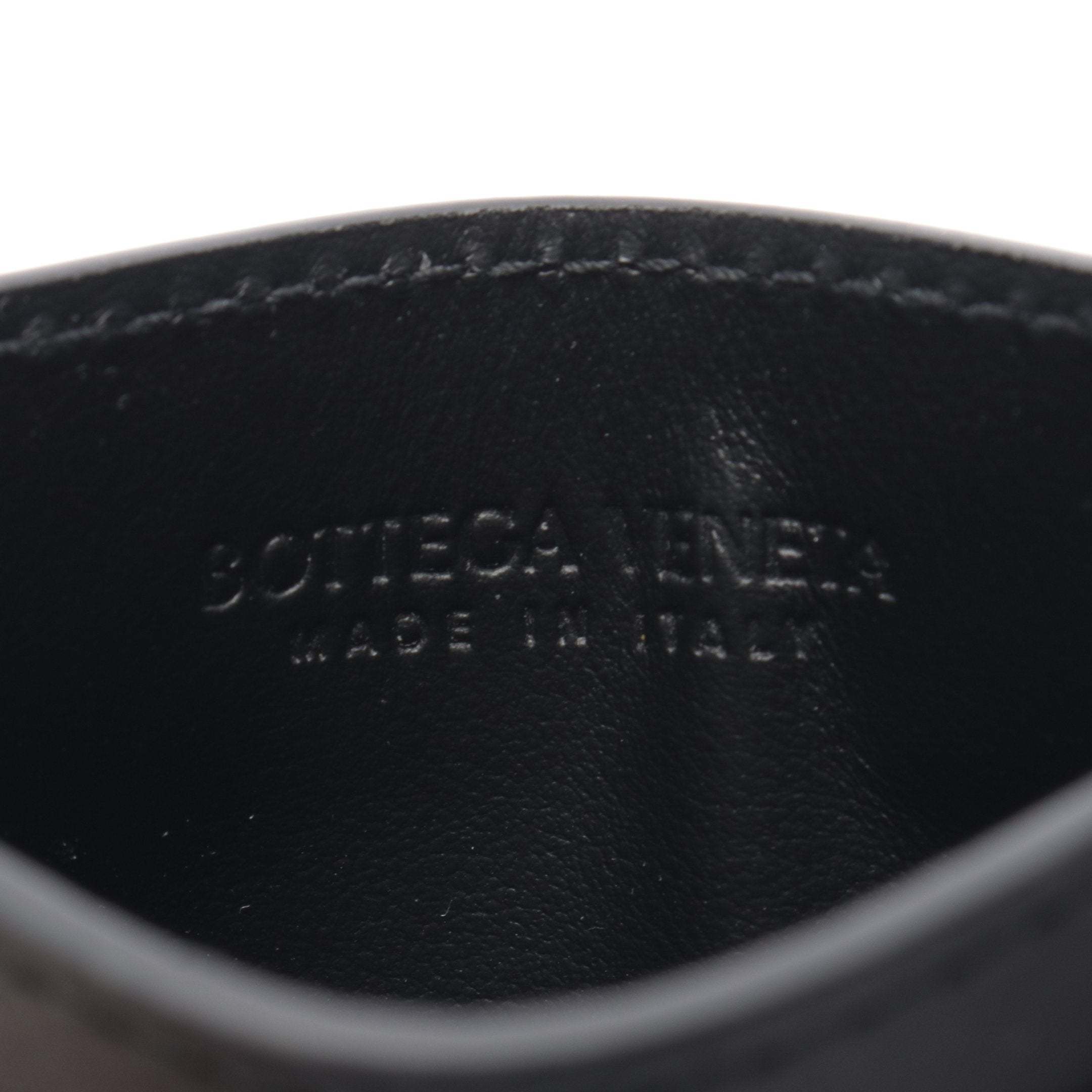 イントレチャート カードケース レザー ブラック ボッテガヴェネタ – RECLO