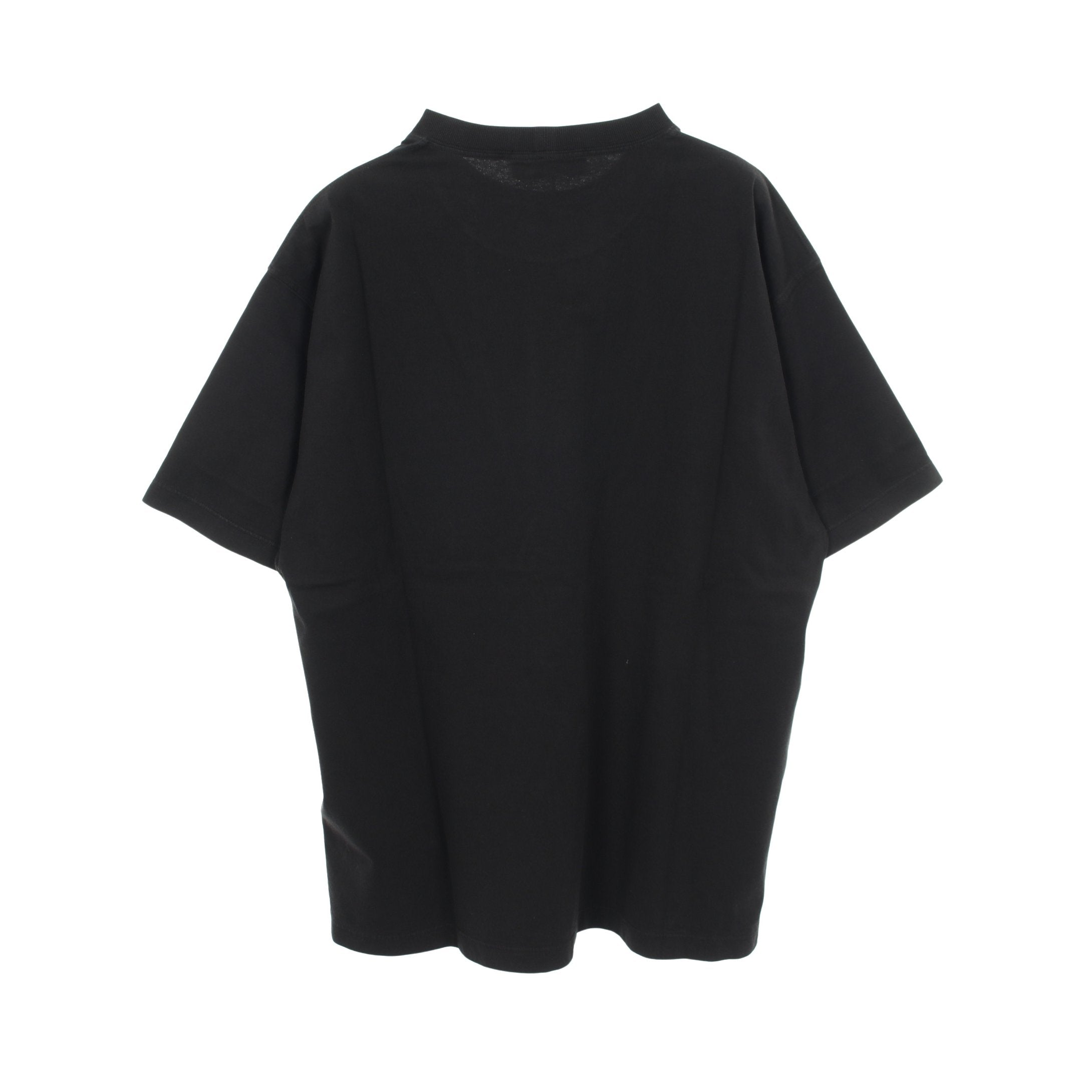 コンパスパッチ 半袖Tシャツ コットン ブラック ストーンアイランド