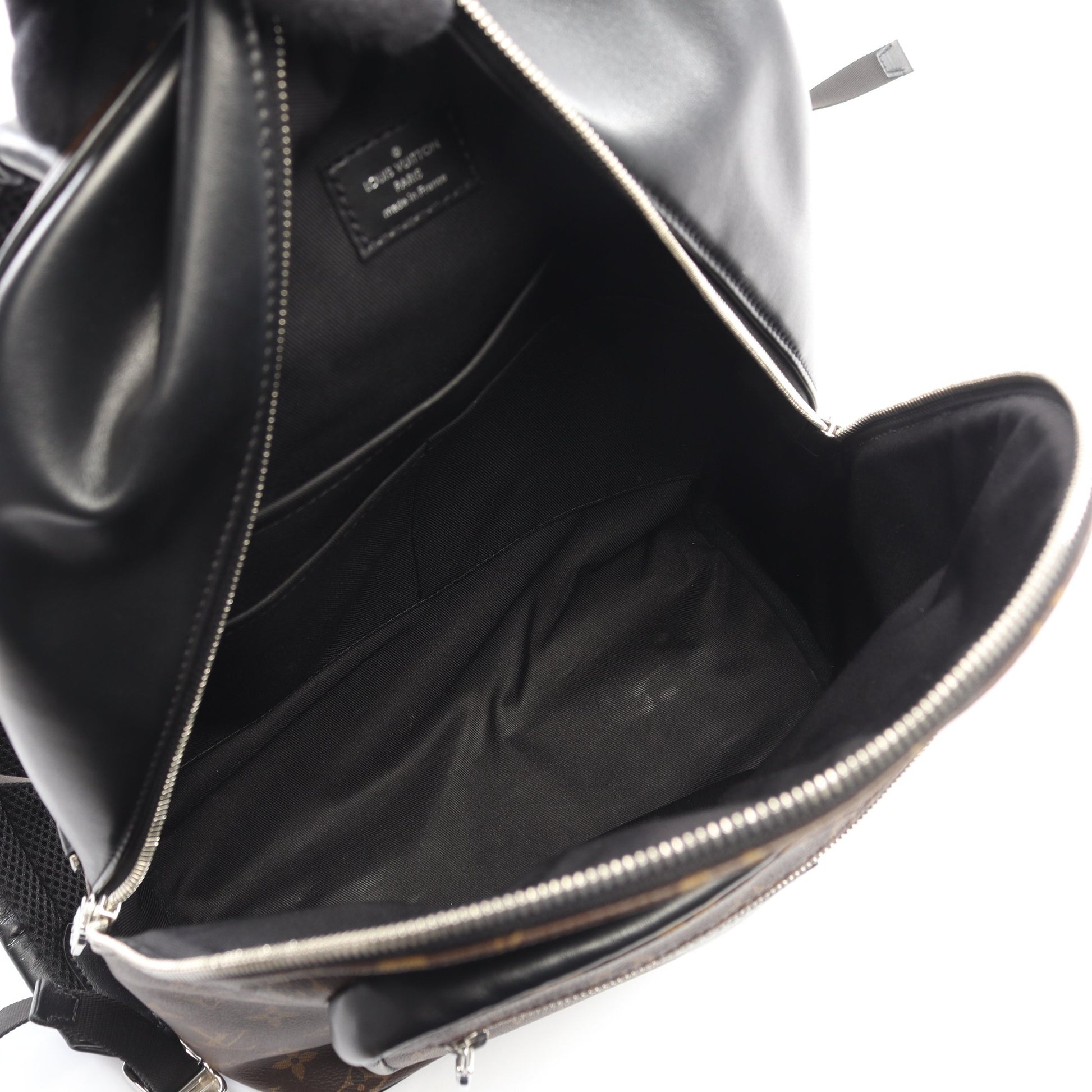 ジョッシュ NV モノグラムマカサー バックパック リュックサック PVC レザー ブラウン ブラック ルイヴィトン バッグ LOUIS VUITTON