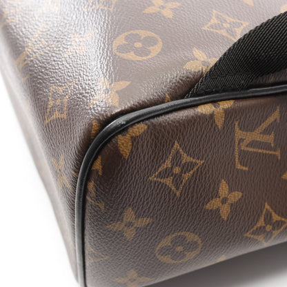 ジョッシュ NV モノグラムマカサー バックパック リュックサック PVC レザー ブラウン ブラック ルイヴィトン バッグ LOUIS VUITTON