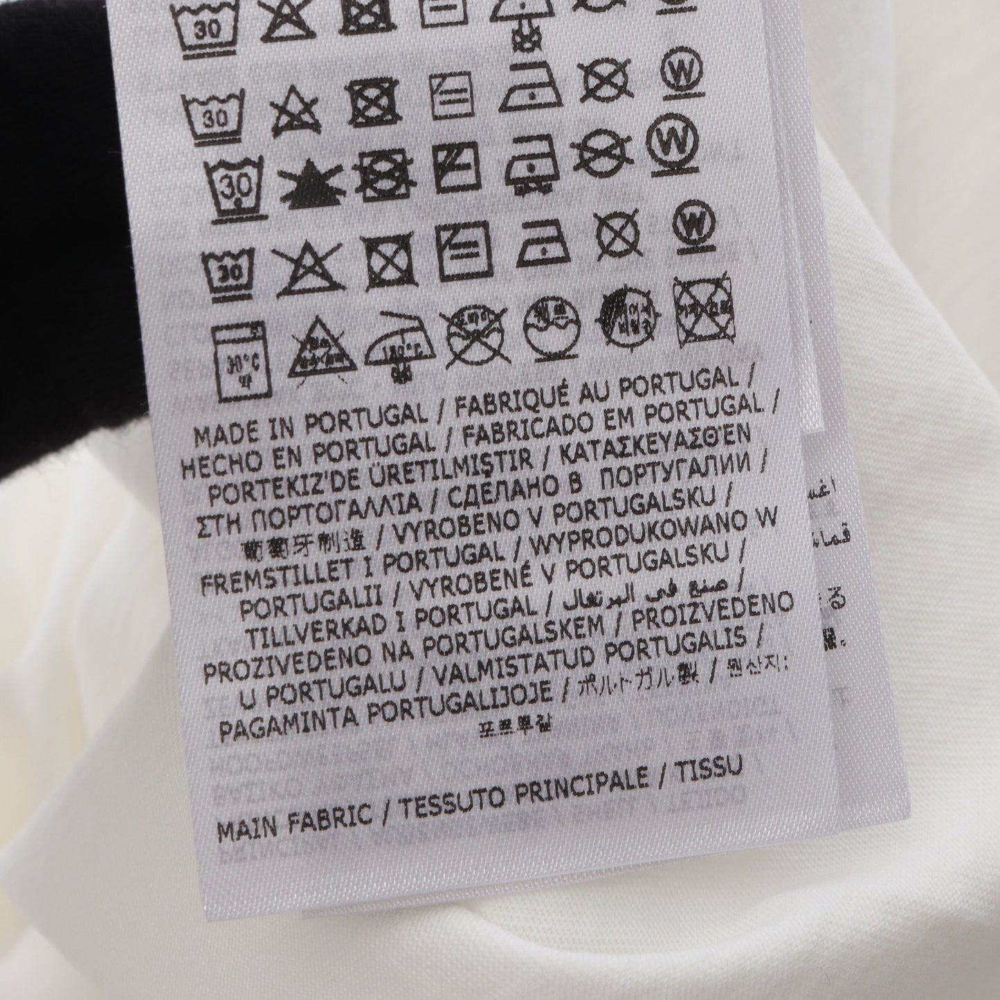 ナンバリングロゴ 半袖Tシャツ コットン ホワイト エムエムシックスメゾンマルジェラ トップス MM6 MAISON MARGIELA