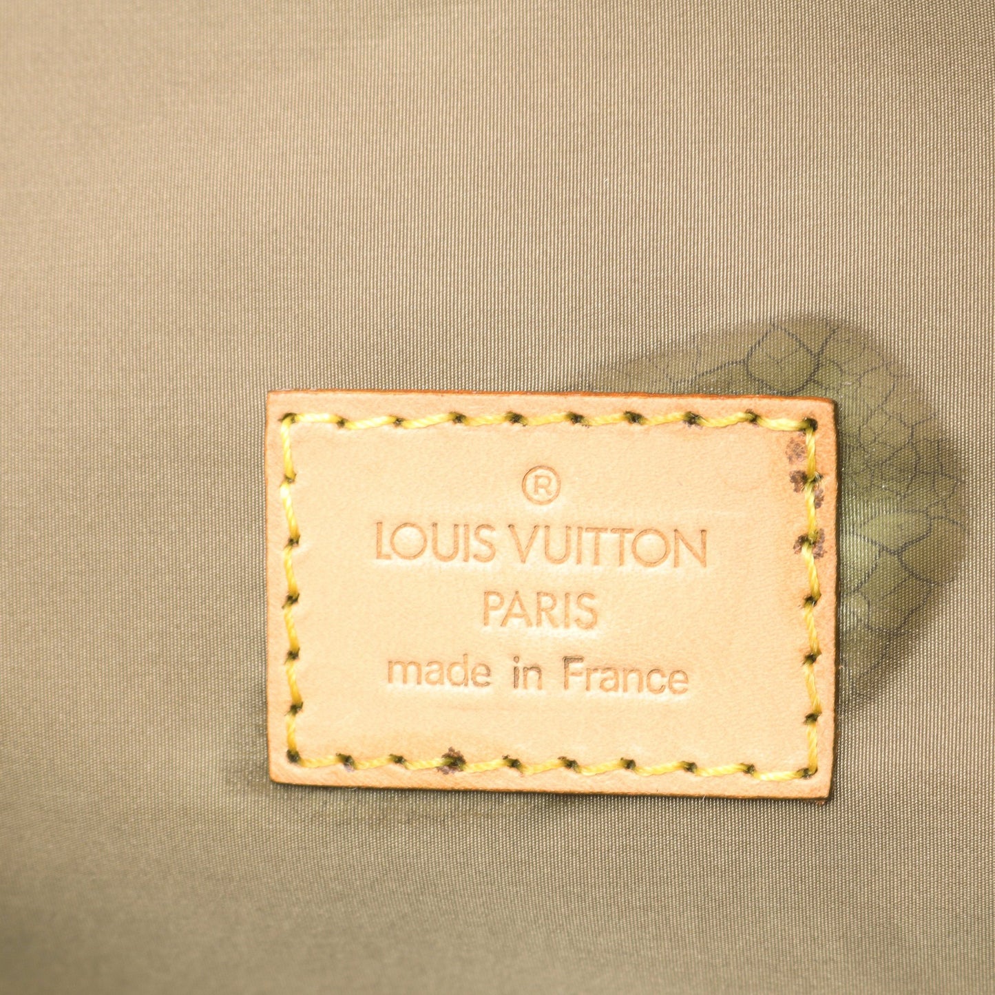 メサジェ ダミエジェアン サーブル ショルダーバッグ ナイロンキャンバス レザー ライトグレー ルイヴィトン バッグ LOUIS VUITTON