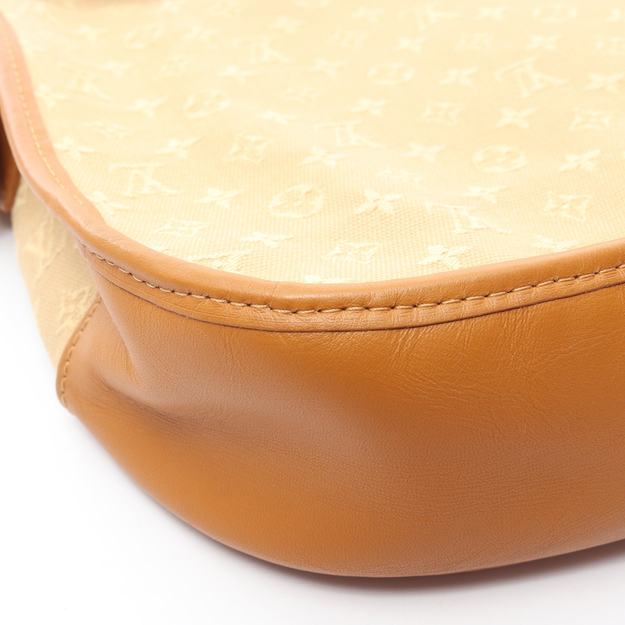 ベランジェール モノグラムミニ ショルダーバッグ キャンバス レザー