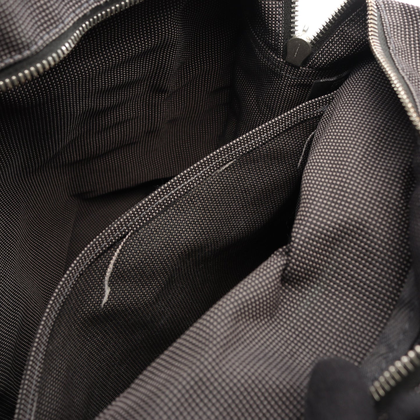 エールライン アドMM バックパック リュックサック ナイロンキャンバス ダークグレー シルバー金具 エルメス バッグ HERMES