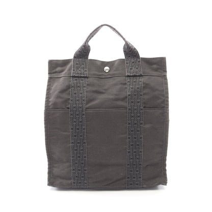 エールライン アドMM バックパック リュックサック ナイロンキャンバス ダークグレー シルバー金具 エルメス バッグ HERMES