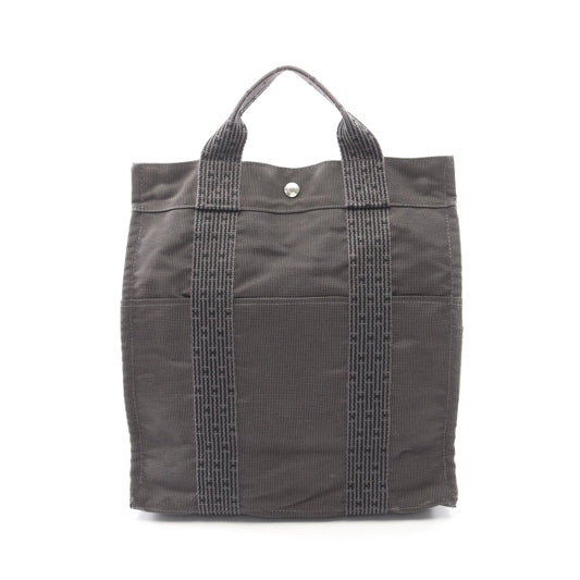 エールライン アドMM バックパック リュックサック ナイロンキャンバス ダークグレー シルバー金具 エルメス バッグ HERMES