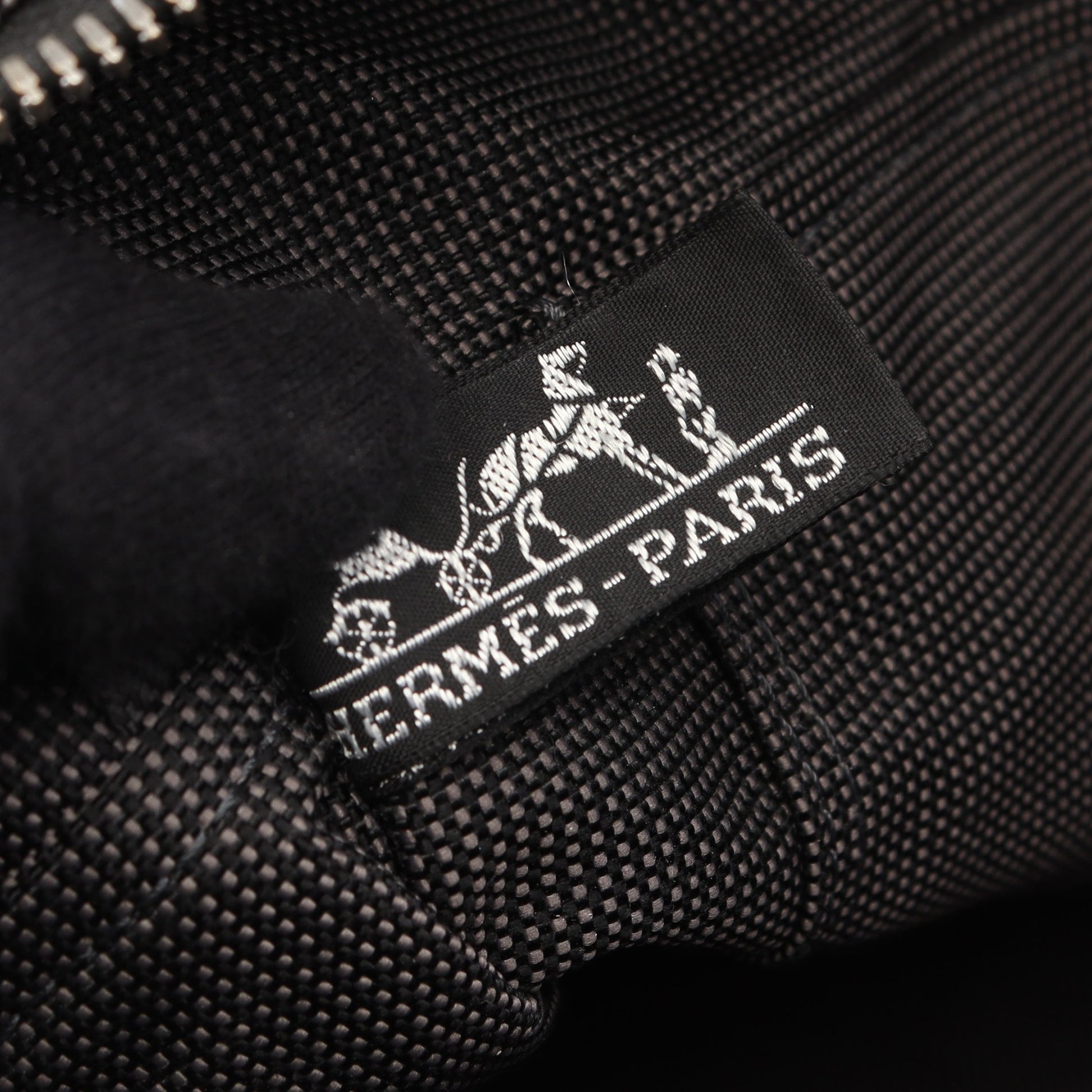 エールライン アドMM バックパック リュックサック ナイロンキャンバス ダークグレー シルバー金具 エルメス バッグ HERMES