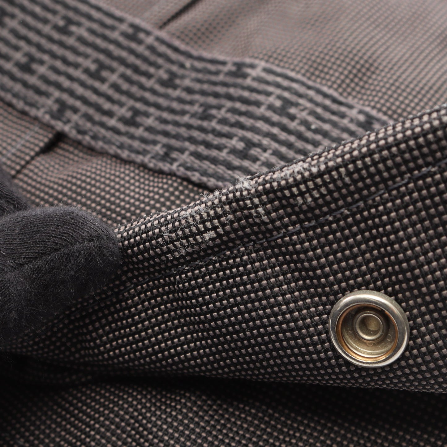 エールライン アドMM バックパック リュックサック ナイロンキャンバス ダークグレー シルバー金具 エルメス バッグ HERMES