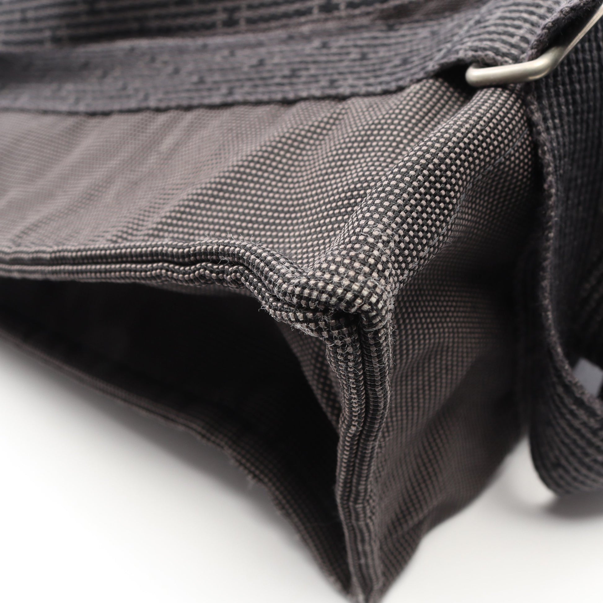 エールライン アドMM バックパック リュックサック ナイロンキャンバス ダークグレー シルバー金具 エルメス バッグ HERMES