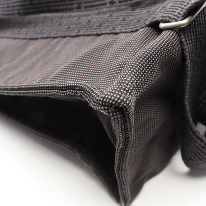 エールライン アドMM バックパック リュックサック ナイロンキャンバス ダークグレー シルバー金具 エルメス バッグ HERMES