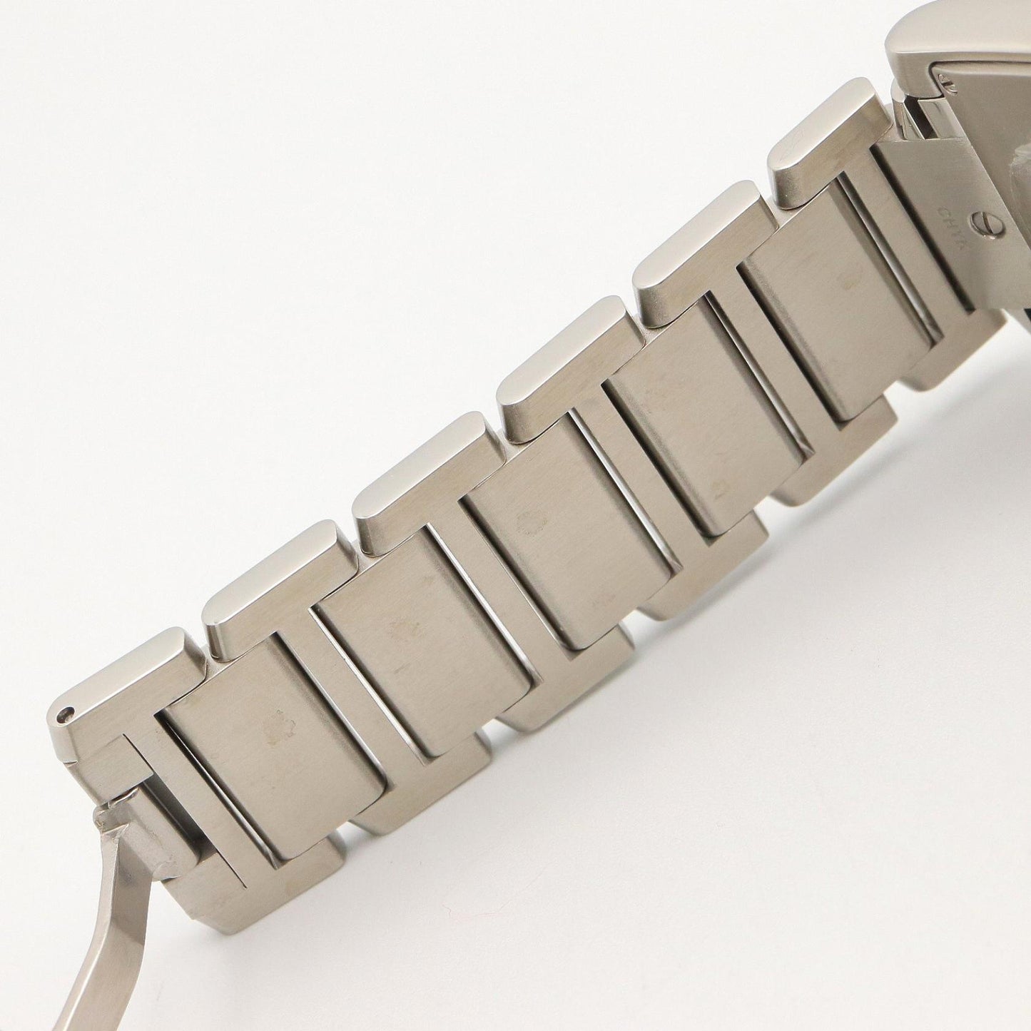 タンクフランセーズ MM ボーイズ 腕時計 クオーツ SS アイボリー カルティエ 時計 Cartier