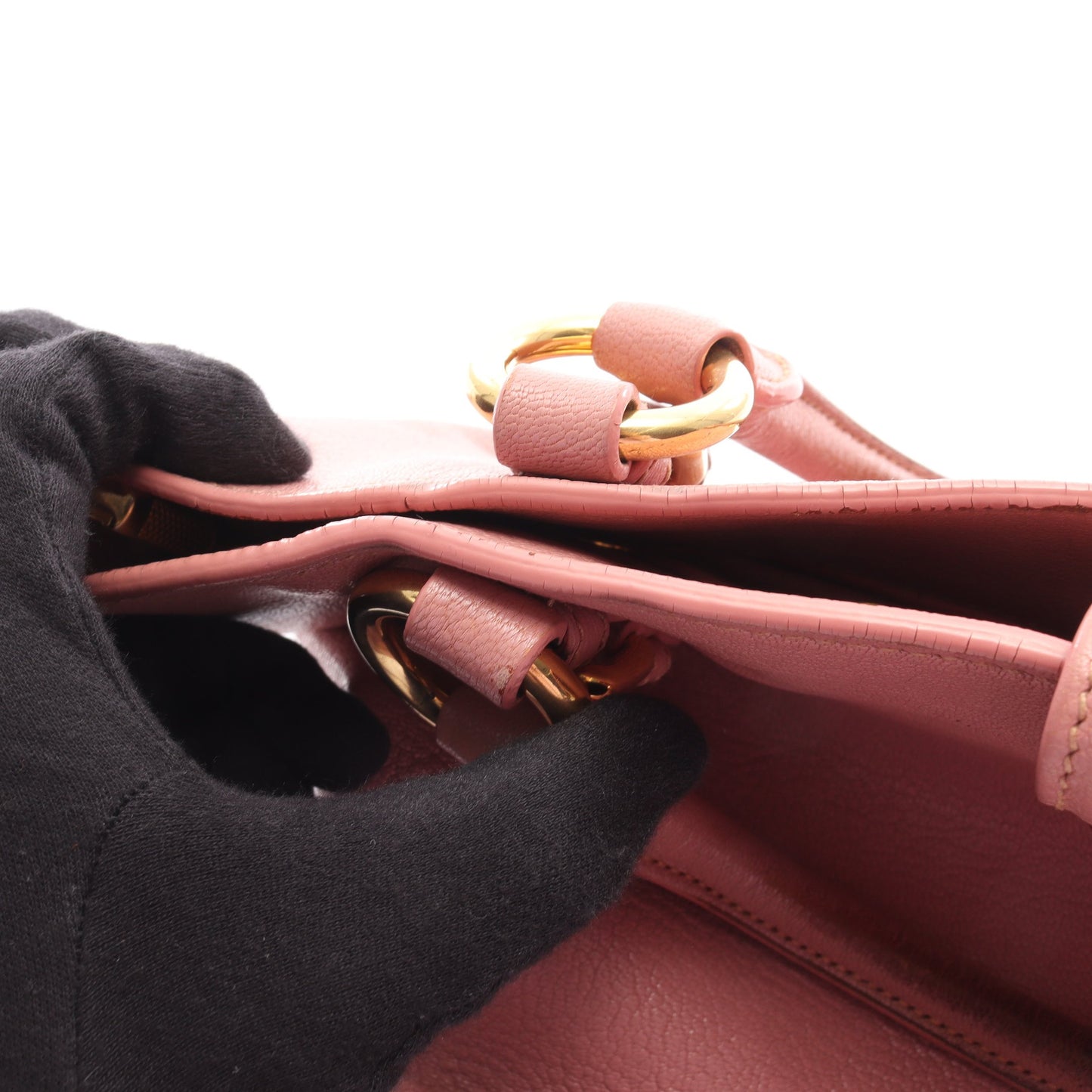 MADRAS マドラス 2WAY ハンドバッグ レザー ピンク ミュウミュウ バッグ miu miu
