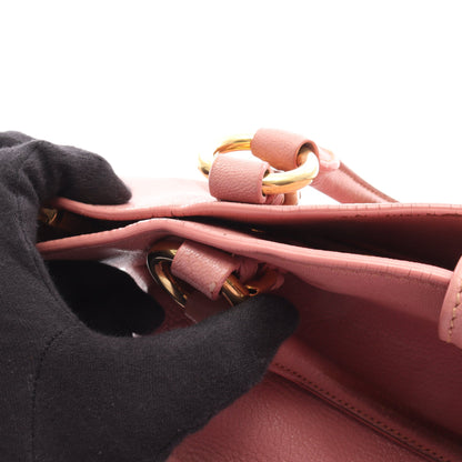 MADRAS マドラス 2WAY ハンドバッグ レザー ピンク ミュウミュウ バッグ miu miu