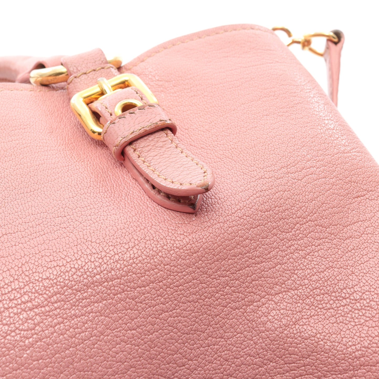 MADRAS マドラス 2WAY ハンドバッグ レザー ピンク ミュウミュウ バッグ miu miu