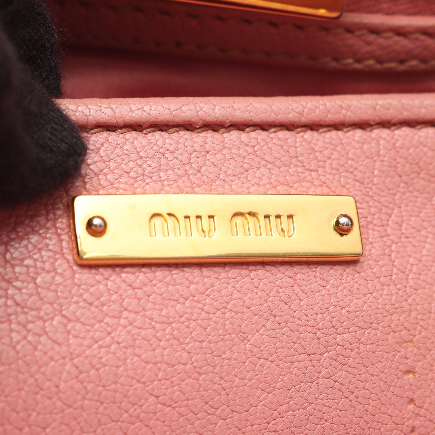 MADRAS マドラス 2WAY ハンドバッグ レザー ピンク ミュウミュウ バッグ miu miu