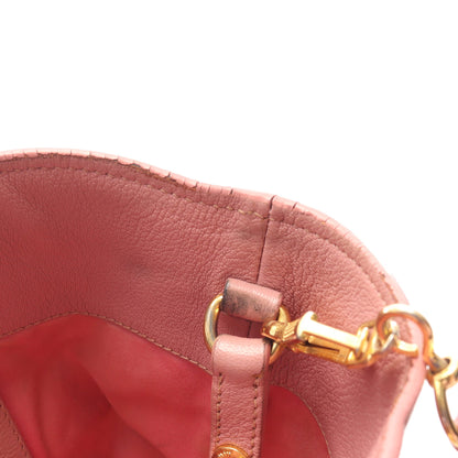 MADRAS マドラス 2WAY ハンドバッグ レザー ピンク ミュウミュウ バッグ miu miu