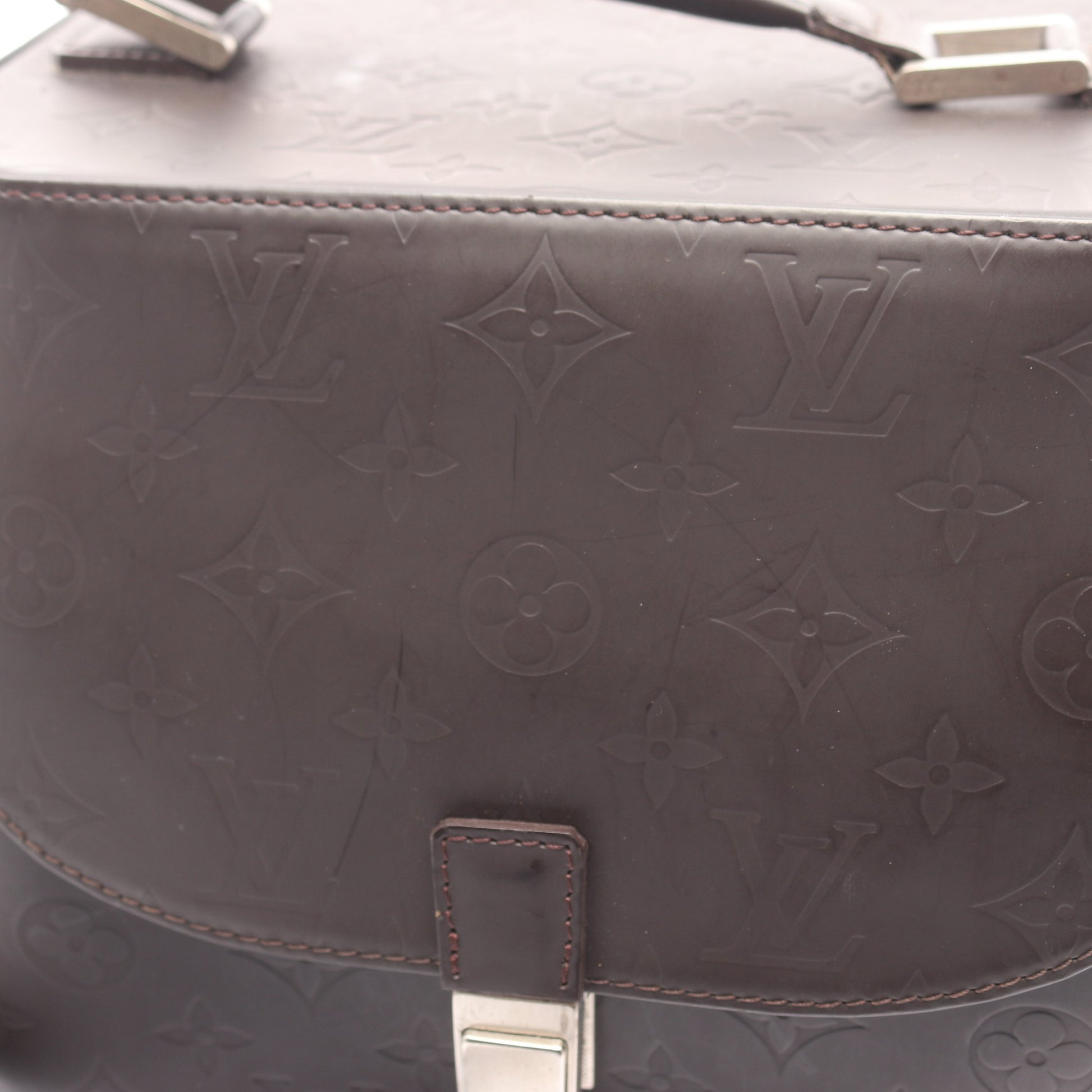 チャーリー カメラバッグ モノグラムグラセ ショルダーバッグ レザー ダークブラウン ルイヴィトン バッグ LOUIS VUITTON