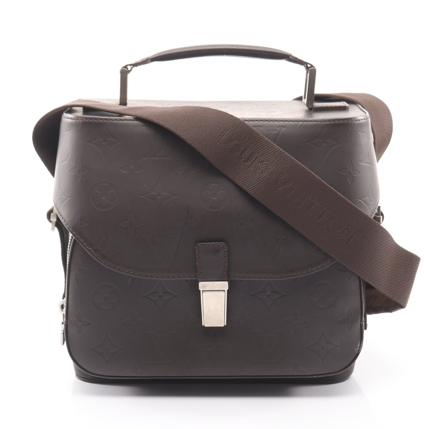 チャーリー カメラバッグ モノグラムグラセ ショルダーバッグ レザー ダークブラウン ルイヴィトン バッグ LOUIS VUITTON