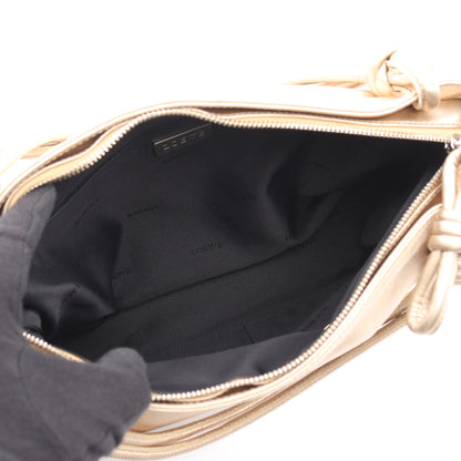アナグラム ハンドバッグ レザー シャンパンゴールド ロエベ バッグ LOEWE