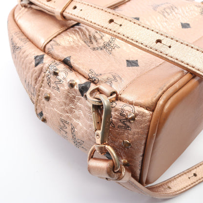 Bebebo Mini Backpack バックパック リュックサック レザー ピンクゴールド 2WAY エムシーエム バッグ MCM