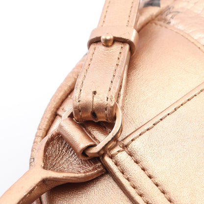 Bebebo Mini Backpack バックパック リュックサック レザー ピンクゴールド 2WAY エムシーエム バッグ MCM