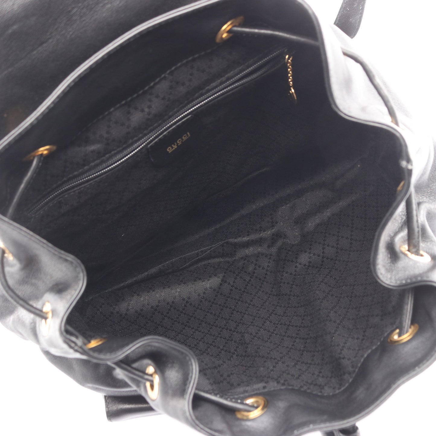 バンブー バックパック リュックサック レザー ブラック グッチ バッグ GUCCI