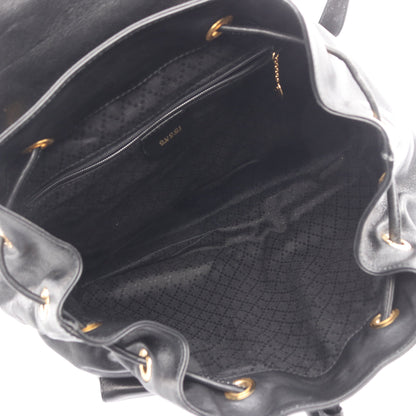 バンブー バックパック リュックサック レザー ブラック グッチ バッグ GUCCI