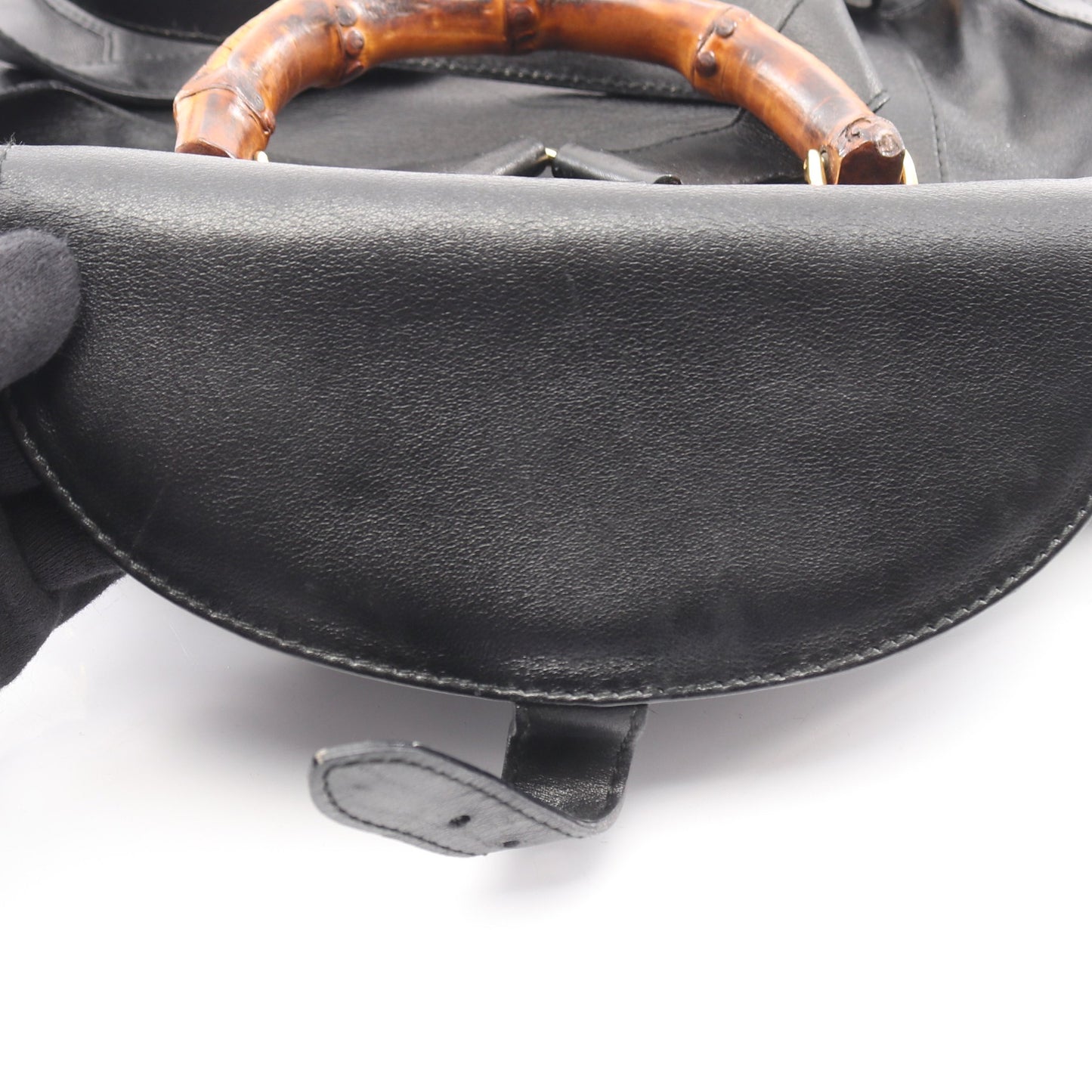 バンブー バックパック リュックサック レザー ブラック グッチ バッグ GUCCI