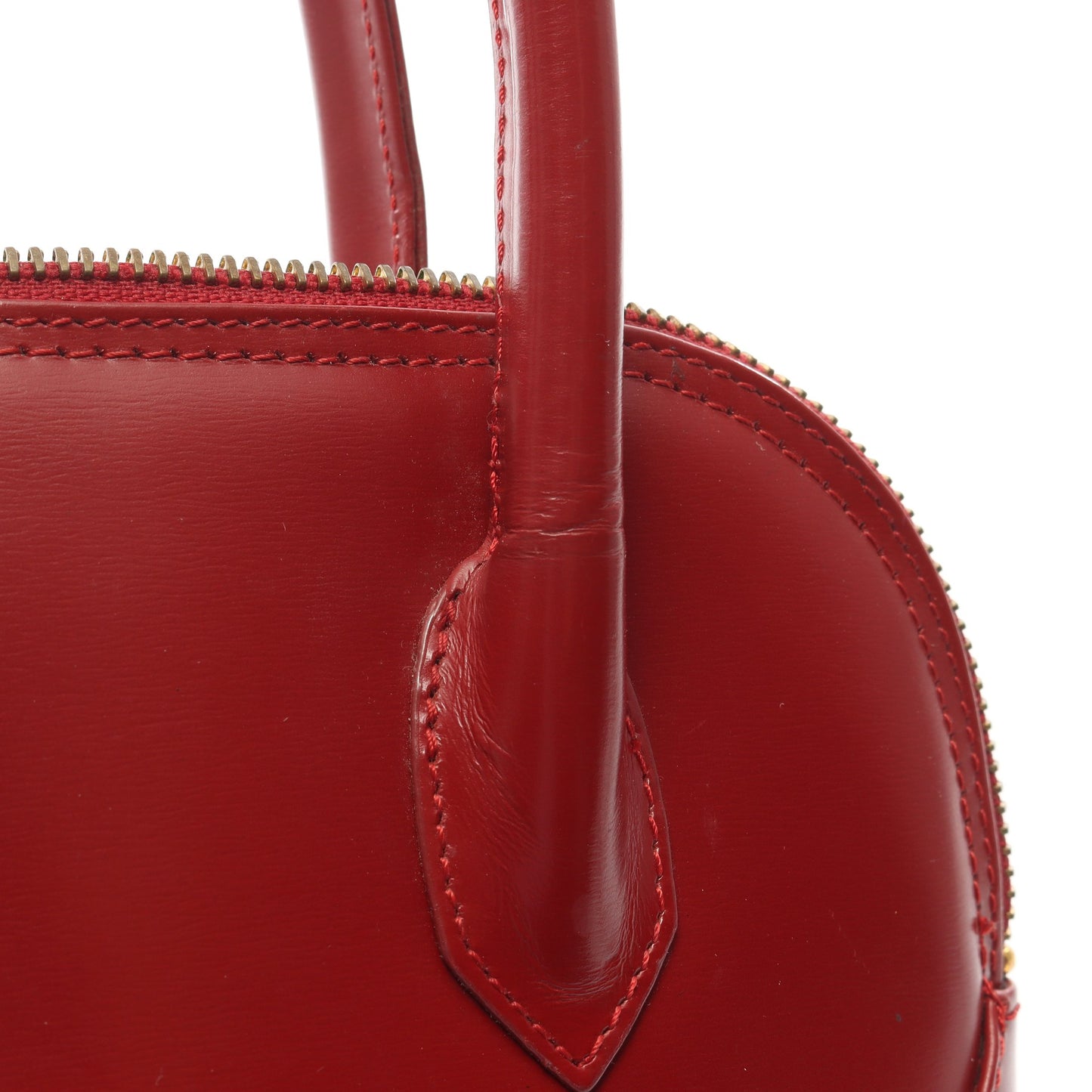 ハンドバッグ レザー レッド ヴィンテージ イヴサンローラン バッグ YVES SAINT LAURENT
