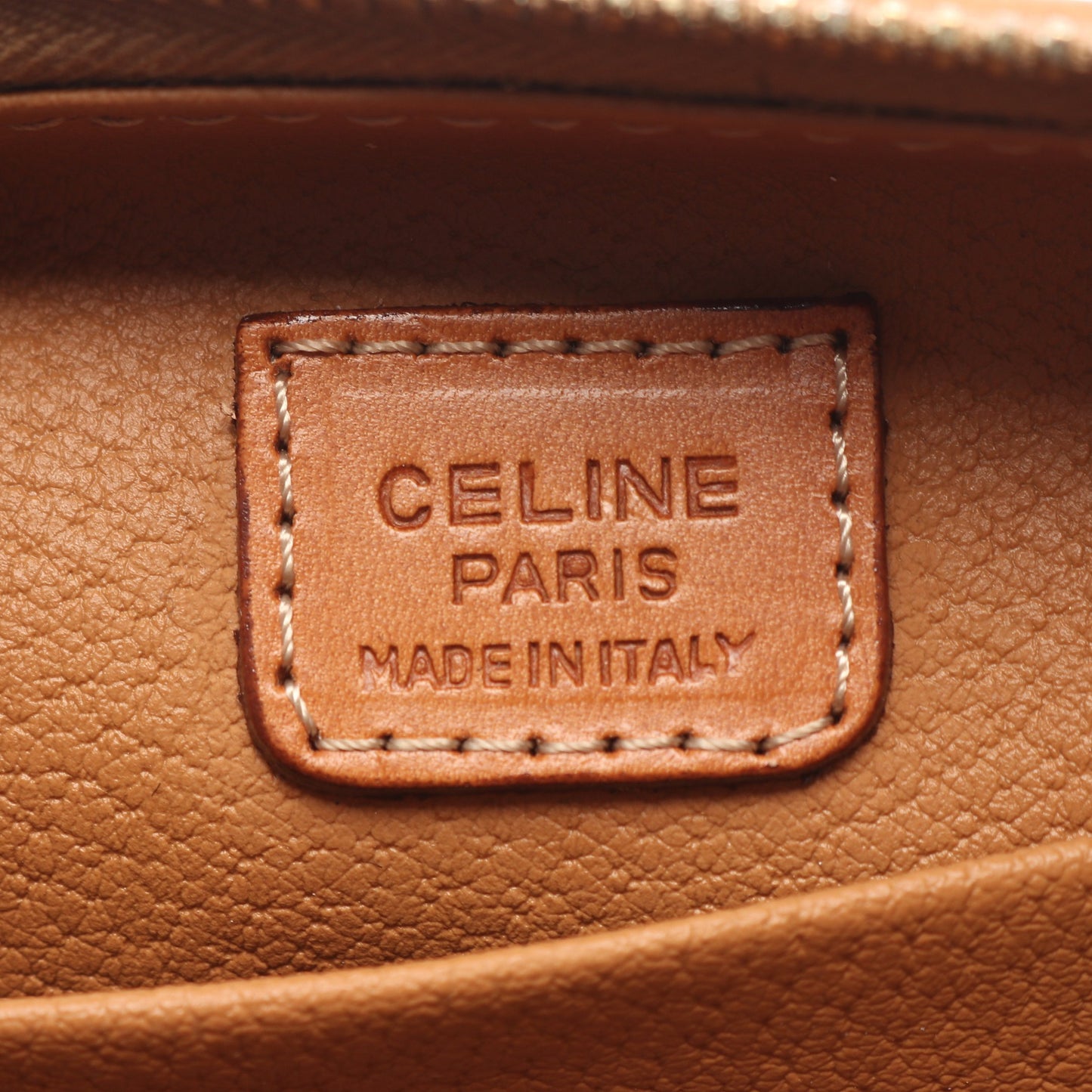 マカダム ポーチ PVC レザー ダークブラウン ブラウン セリーヌ 財布・小物 CELINE